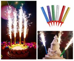 Тортовые фонтаны 18 см 6 шт