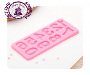 Молд силиконовый ЦИФРЫ 17,5×7,6 см