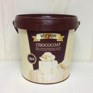 Мастика паста для моделирования Vizyon Chococoat белая 1 кг