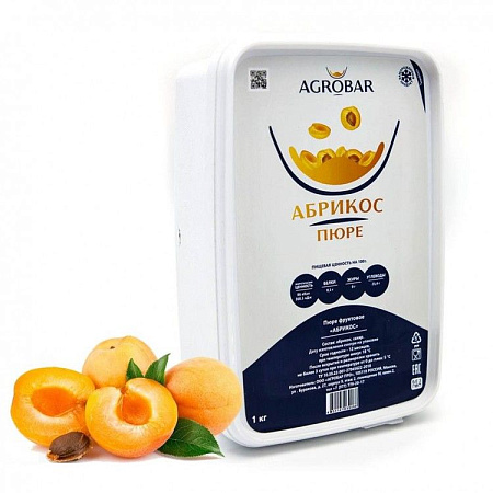 Пюре замороженное Agrobar Абрикос 250 г